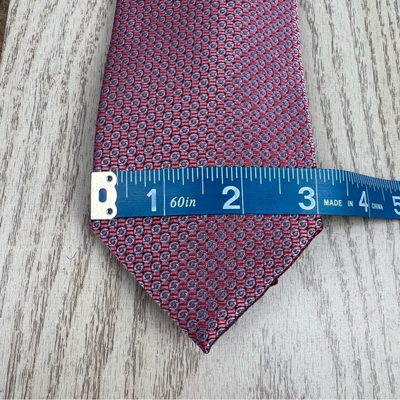 620 - Michael Kors Linatta Dot Tie Coral 630 2MKC24-1021 Silk Blend $69.50 - Picture 2 of 5